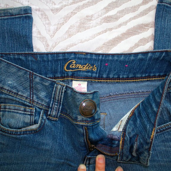 (Juniors) Candies | Flare Bottom Blue Jeans - Picture 6 of 6
